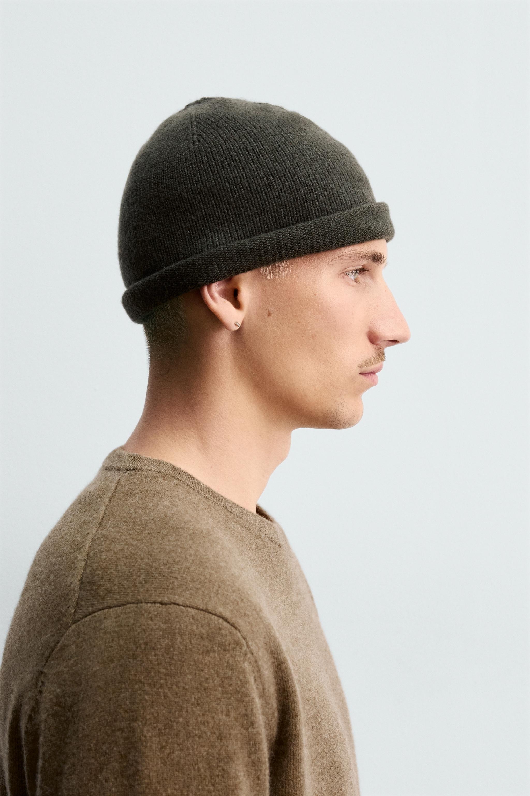 100% CASHMERE KNIT HAT